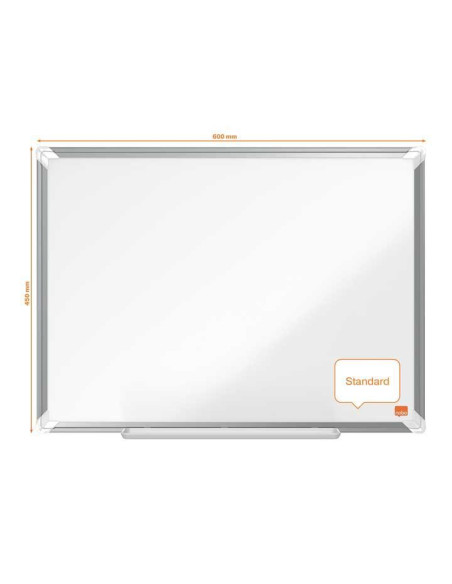 PIZARRA BLANCA NOBO PREMIUM PLUS 60x45cm ACERO LACADO