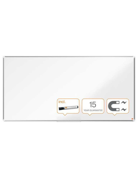 PIZARRA BLANCA NOBO PREMIUM PLUS 180x90cm ACERO LACADO