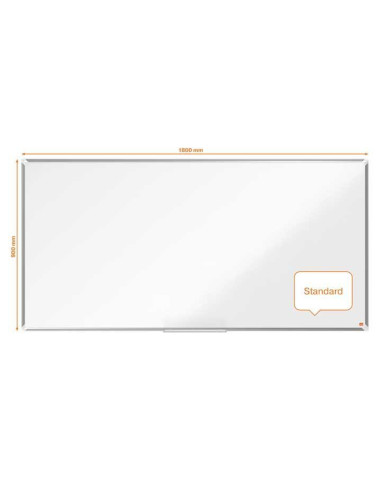 PIZARRA BLANCA NOBO PREMIUM PLUS 180x90cm ACERO LACADO