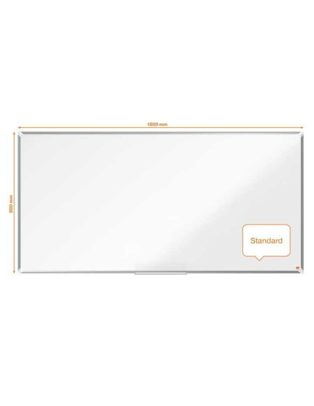 PIZARRA BLANCA NOBO PREMIUM PLUS 180x90cm ACERO LACADO
