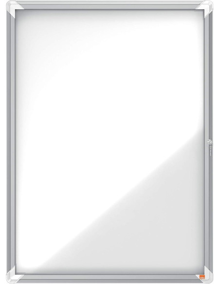 VITRINA NOBO CON FONDO DE METAL 100x75cm
