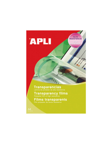 CAJA 10h TRANSPARENCIAS APLI AUTOADHESIVAS