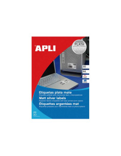 CAJA 20h ETIQUETAS APLI POLIÉSTER 210x297mm