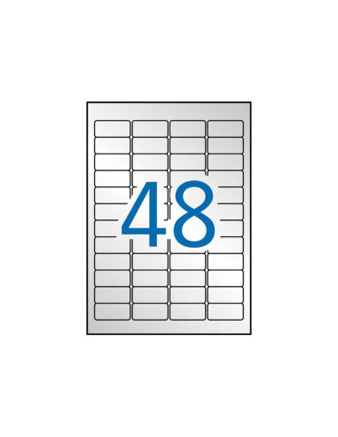 CAJA 20h ETIQUETAS APLI POLIÉSTER 457x212mm PARA EXTERIOR