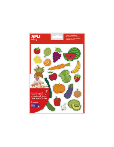 BLÍSTER 3h GOMETS APLI KIDS FRUTAS Y VERDURAS