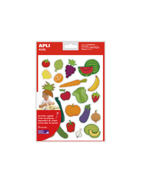 BLÍSTER 3h GOMETS APLI KIDS FRUTAS Y VERDURAS