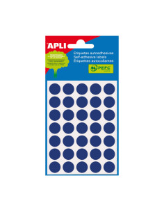 BLÍSTER 5h ETIQUETAS APLI Ø 13mm