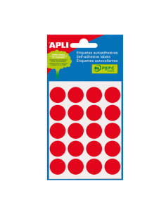 BLÍSTER 5h ETIQUETAS APLI Ø 19mm