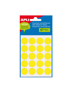 BLÍSTER 5h ETIQUETAS APLI Ø 19mm