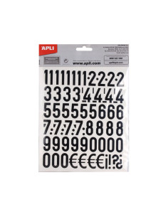 BOLSA 209 ADHESIVOS APLI LETRAS Y NUMEROS