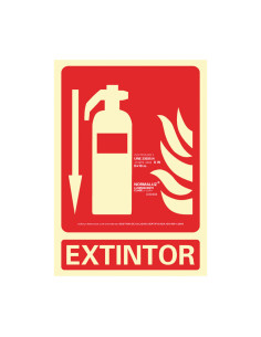 PLACA HOMOLOGADA ARCHIVO 2000 CLASE B EXTINTOR