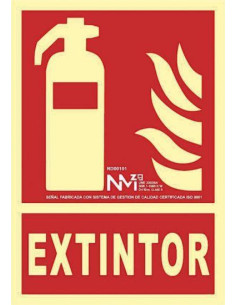 PLACA HOMOLOGADA ARCHIVO 2000 CLASE B EXTINTOR 2