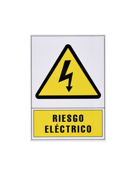 PLACA NORMALIZADA ARCHIVO 2000 PVC RIESGO ELECTRICO
