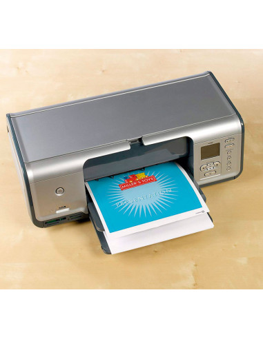 CAJA 100h ETIQUETAS AVERY PARA CD INKJETLÁSER Ø117 mm