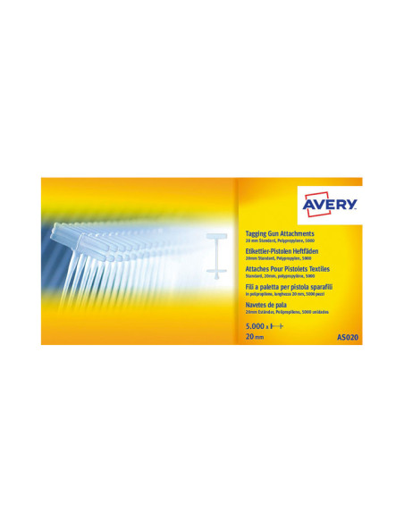 PACK 5000 NAVETES AVERY 20mm