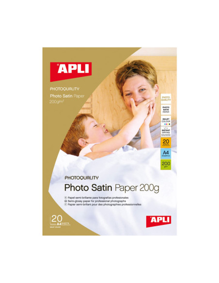 PACK 20h APLI FOTOGRÁFICO PHOTO SATIN 200gr