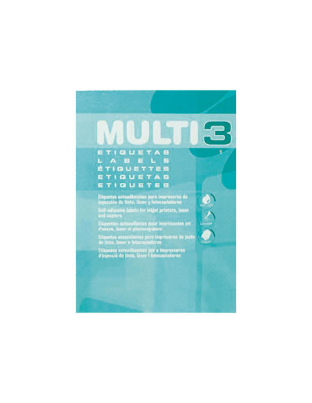 CAJA 500h ETIQUETAS MULTI3 210x148mm