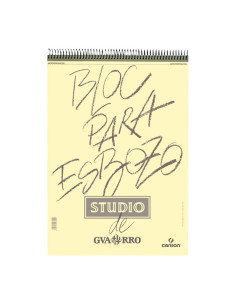BLOC 100h ESBOZO CANSON CON ESPIRAL A3