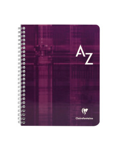 íNDICE A-Z CLAIREFONTAINE CON ESPIRAL 170x220 2