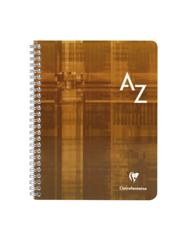 íNDICE A-Z CLAIREFONTAINE CON ESPIRAL 170x220