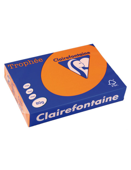 PAQUETE 500h PAPEL TROPHÉE CLAIREFONTAINE A4 INTENSO