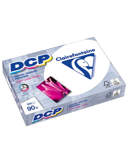 PAQUETE 500h PAPEL CLAIREFONTAINE DCP 90gr A4