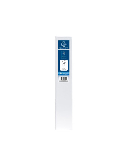 CARPETA CANGURO EXACOMPTA KREACOVER A4 MAXI 4 anMIXTAS 40mm BLANCO