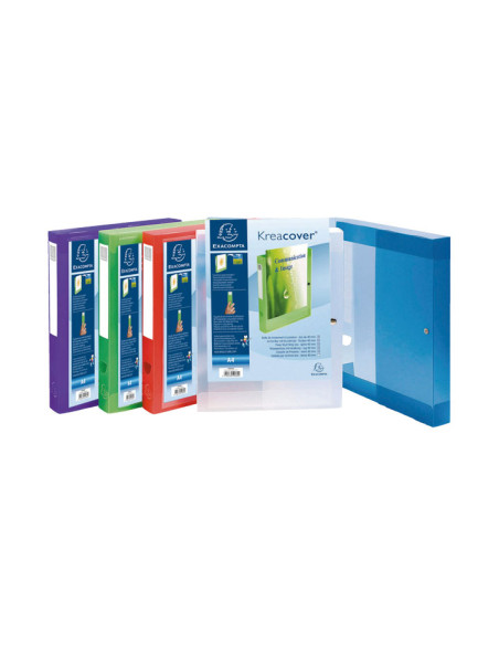 CARPETA DE PROYECTOS EXACOMPTA KREA COVER COLOR SURTIDO