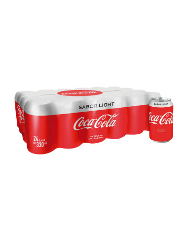 PACK 24 LATAS COCA COLA LIGHT 33cl