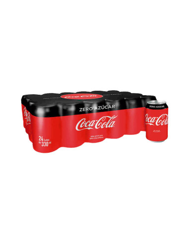 PACK 24 LATAS COCA COLA ZERO 33cl