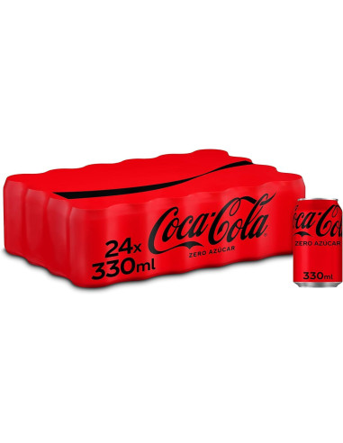 PACK 24 LATAS COCA COLA ZERO 33cl