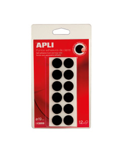 PACK 12 PUNTOS ADHESIVOS DE CIERRE APLI ø19