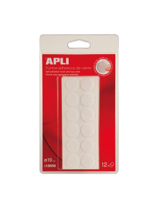 PACK 12 PUNTOS ADHESIVOS DE CIERRE APLI ø19