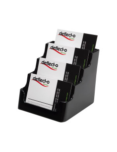 PORTATARJETAS DEFLECTO SOBREMESA 4 COMPARTIMENTOS HORIZONTALES