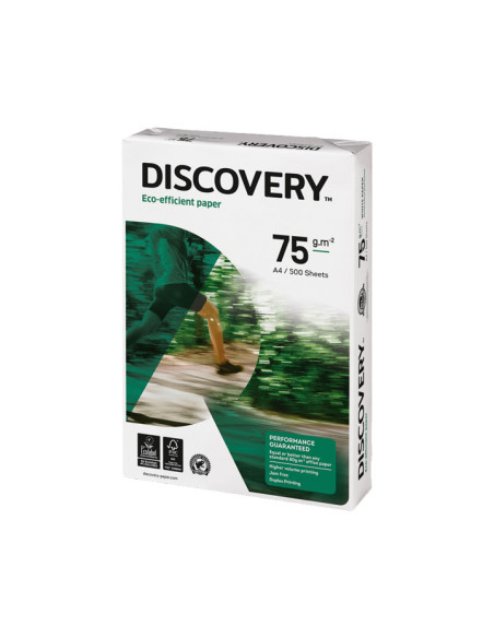 CAJA 5 PAQUETES 500h PAPEL DISCOVERY A4 75gr