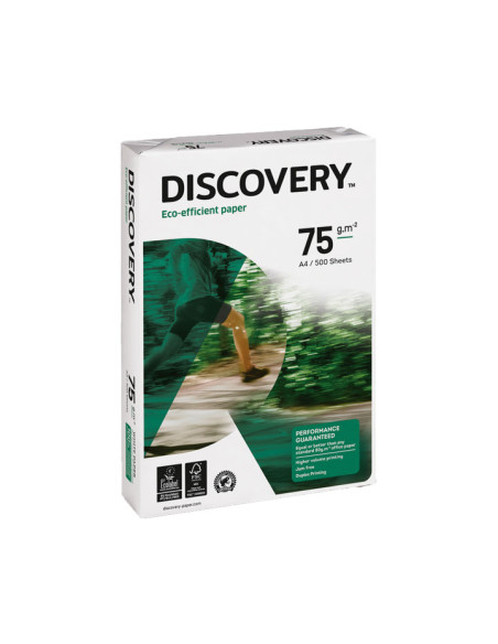 CAJA 5 PAQUETES 500h PAPEL DISCOVERY A4 75gr