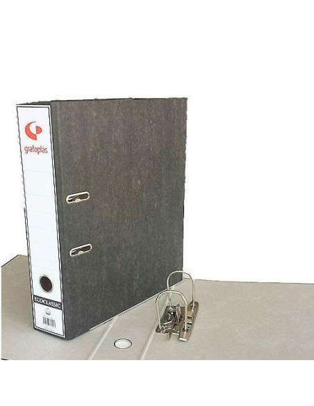 ARCHIVADOR JASPEADO GRAFOPLAS ECOCLASIC 65mm A4