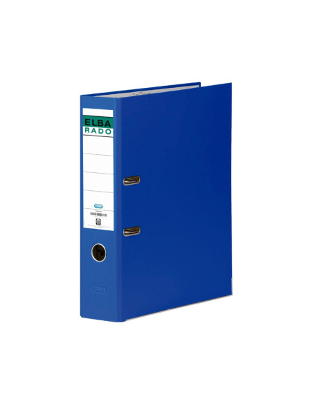 ARCHIVADOR palanca ELBA FORRADO PVC RADO CHIC A4 80mm AZUL 1047701