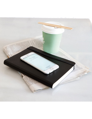 CUADERNO MIQUEL RIUS NOTEBOOK FLEXIBLE PIEL 8 CON ÍNDICE 300h 5x5