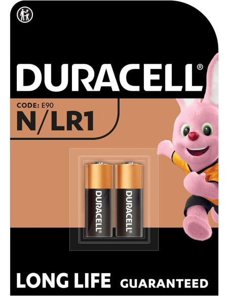 DURACELL PILAS ALCALINAS MN9100 N LR1 15V BLISTER*2