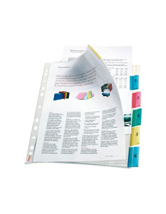 PACK 6 FUNDAS ESSELTE CON PESTAÑA 6 POSICIONES