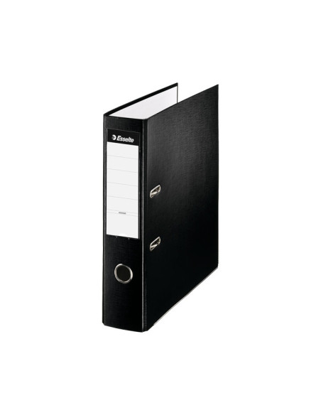 ARCHIVADOR palanca ESSELTE PLASTICO FORRADO con RADO F 75mm NEGRO