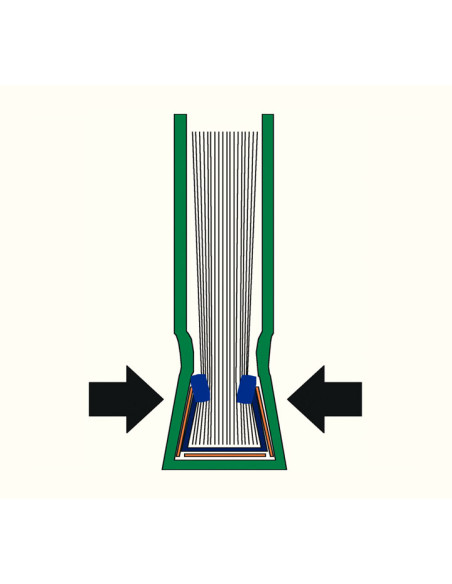 TAPA LEITZ impressBIND A4 RIGIDA CLASSIC  35 mm AA AZUL CAJA de 10
