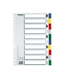 SEPARADORES ESSELTE 10 POSICIONES F COLORES VIVOS