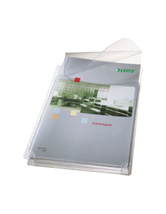 BOLSA 5 FUNDAS LEITZ CON FUELLE Y SOLAPA