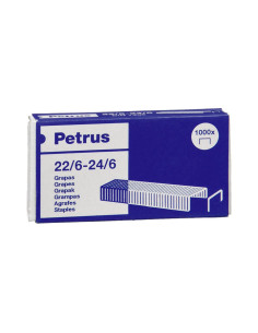 CAJA 1000 GRAPAS PETRUS 226 - 246 GALVANIZADAS