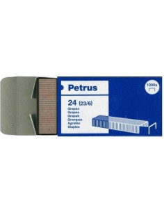 CAJA 1000 GRAPAS PETRUS MOD 24 236