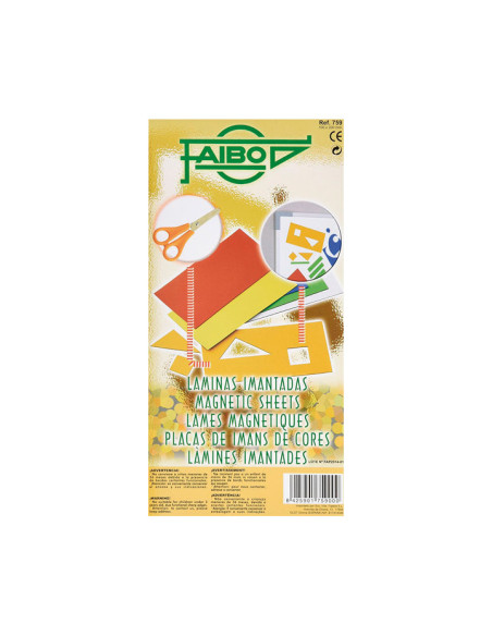 LAMINA FAIBO IMANTADA 20x10 cm BLISTER DE 5 SURTIDAS