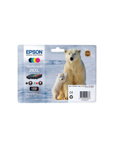 EPSON MULTIPACK BKCMY CLARIA PREMIUM XP 510 520 600 605 610 615 620 625 700 710 720 800 810 820 - 26XL ALTA CAPACIDAD