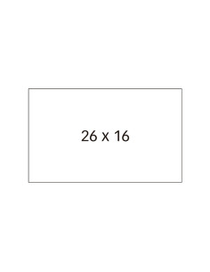 PACK 6 ROLLOS APLI PARA ETIQUETADORA 26x16mm PERMANENTES